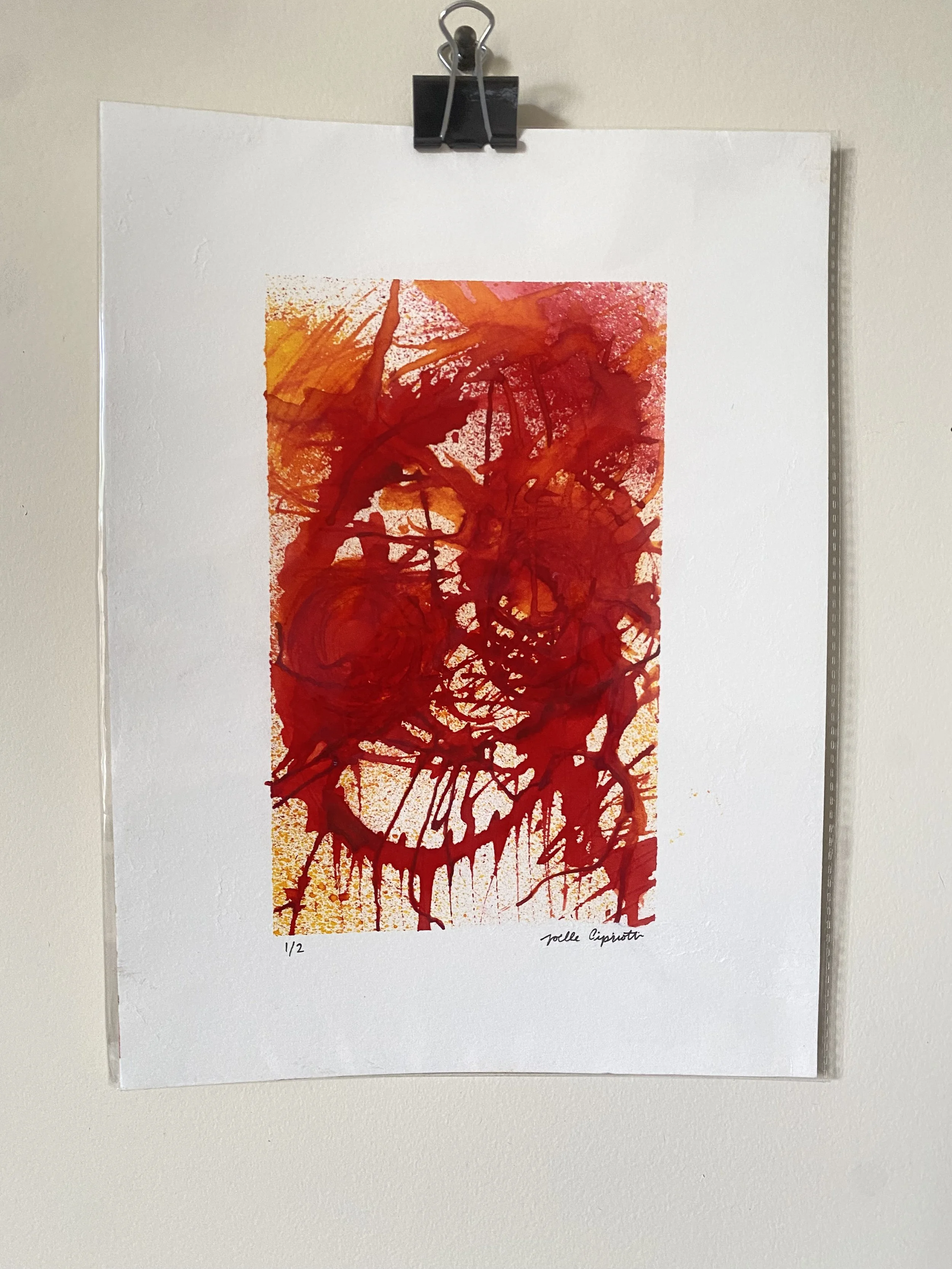 Red Pop 3/4 ORIGINAL — Cip of Joelle